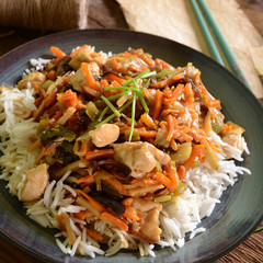 Rice with chicken