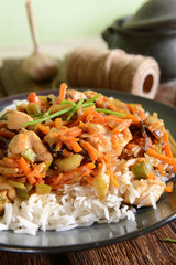 Rice with chicken