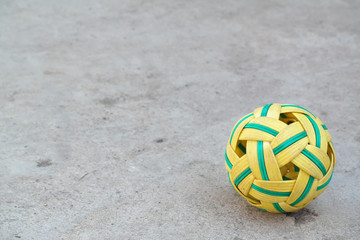 Rattan ball/Ball for playing sepak ball