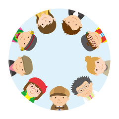 いろいろな仕事　人の輪 04