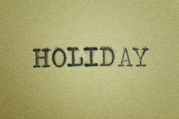 sheet of typewriter letters