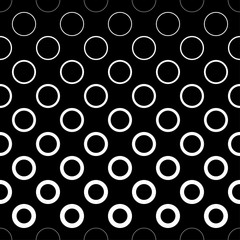 Seamless black and white background with abstract geometric shapes