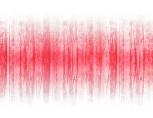 Red linear design on the white background.