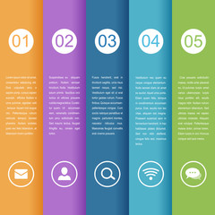 Timeline infographic business template