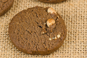 Chocolate cookies.