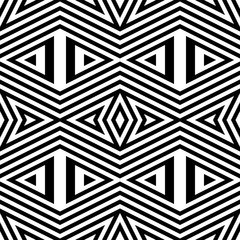 Design seamless monochrome diamond pattern