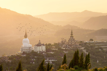 Wat pha sorn kaew during sunrise time