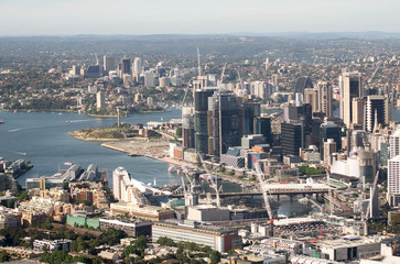 Beautiful Sydney aerial landscape