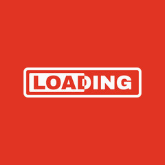 The loading icon. preloader symbol. Flat