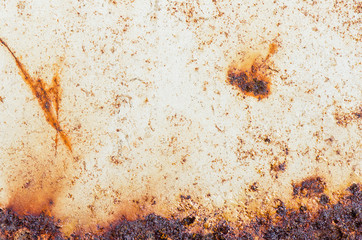 Rusty Metal, Corrosion of the surface, Grunge texture or background.