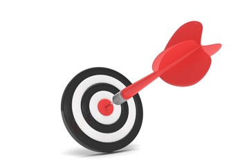 arrow darts in target