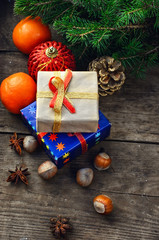spruce tangerine Christmas