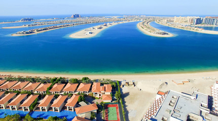 Dubai Jumeirah Palm, aerial view