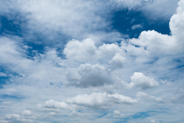 Obraz premium clouds and blue sky weather background