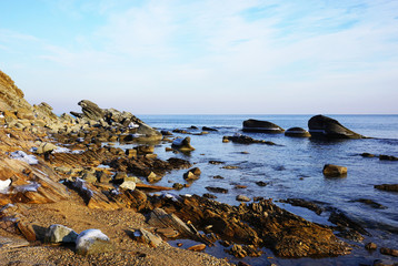 rocks in the sea