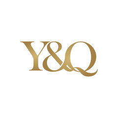 Obraz premium Y&Q Initial logo. Ampersand monogram logo
