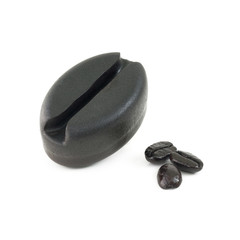 Fresh coffee seeds and soap  product from coffee seeds  isolate