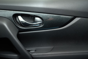Obraz na płótnie Canvas Car interior - front door view