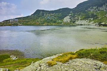 Naklejka na ściany i meble Amazing landscape of The Fish Lake, The Seven Rila Lakes, Bulgaria