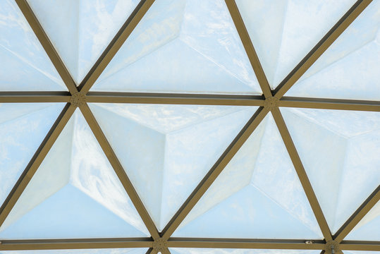 geodesic dome roof structure
