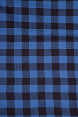 Blue scottish plaid