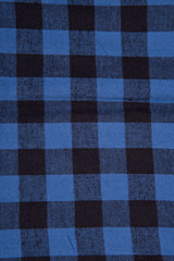 Blue scottish plaid