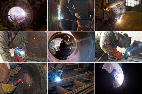 welding works in different conditions