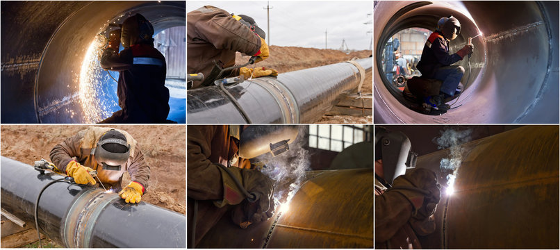 welding of large diameter pipes