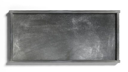 Fototapeta premium Blank blackboard,isolated on white background.