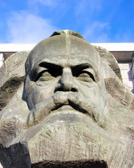 Obraz premium Chemnitz Marx-Denkmal