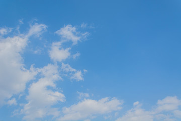 blue sky and clouds