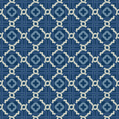 Tangled Pattern with Quatrefoils