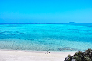 池間島のビーチ