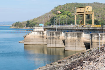 Naklejka premium Dam or barrage