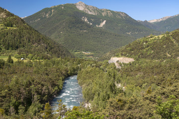 Fototapeta na wymiar Ubaye valley (French Alps)
