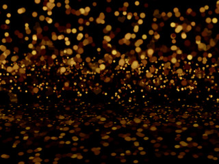 Blurred colorful Valentine's day background with hearts 