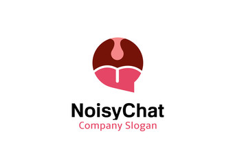 Noisy Chat Design Illustration