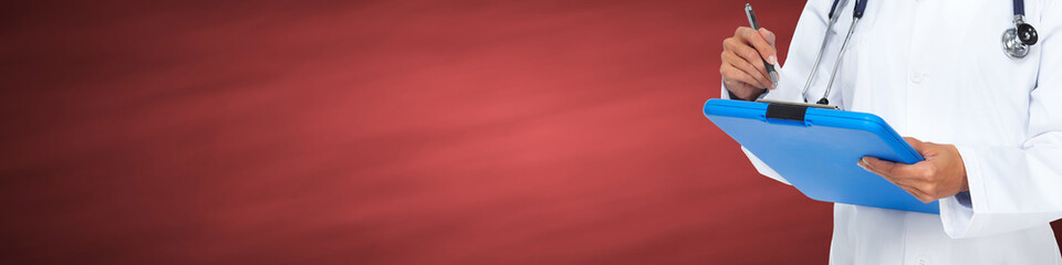 Hands of  medical doctor woman.