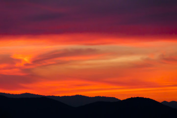 Colorful Sunset - Atlas Mountains - Morocco