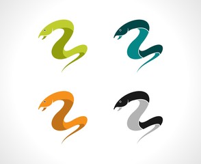 simple snake vector logo
