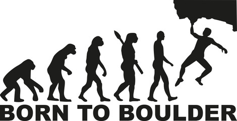 Born to boulder evolution