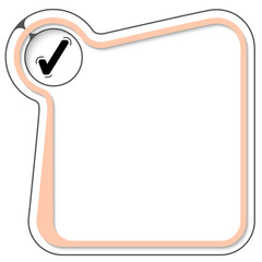 Color frame for your text and check box