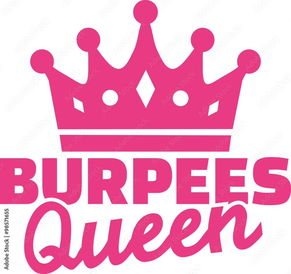 Poster burpees queen