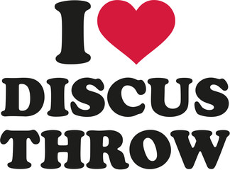 I love discus throw