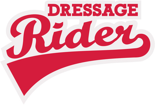 Dressage rider word