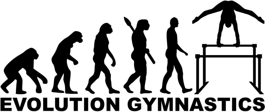 Evolution gymnastics with uneven bars
