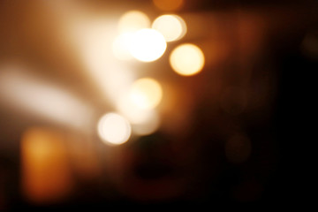 Guitarist plays on rock concert, unfocused