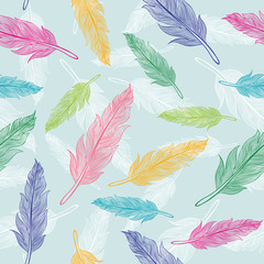 feathers pattern