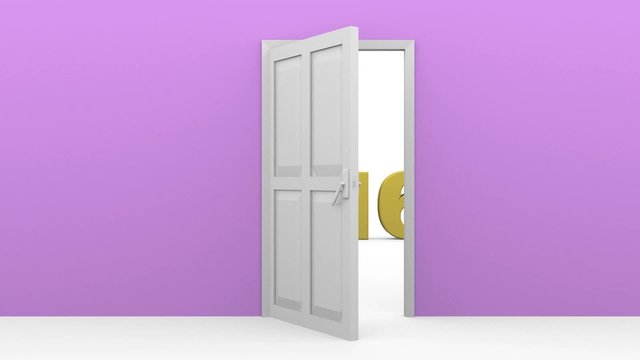 Open the door to ney year 2016