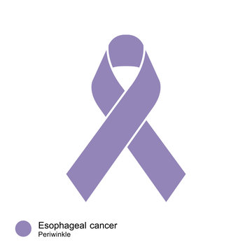 esophageal cancer ribbon vector